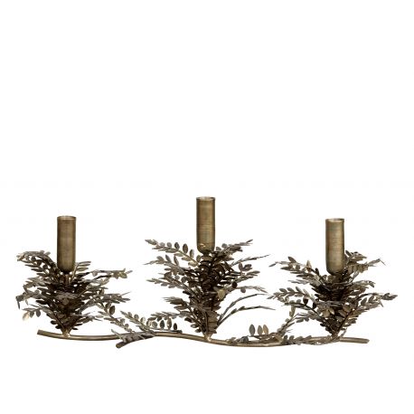 Candlestick w. 3 holders