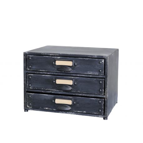 Factory Cabinet w. 3 drawers