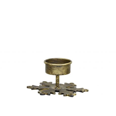 Tealight Holder w. snowflake