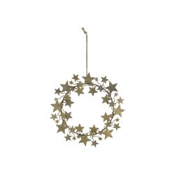 Wreath w. stars for hanging