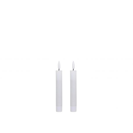 Short Dinner Candle LED set of 2 pcs