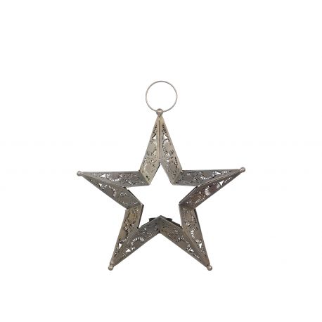 Star for tealights w. hanger