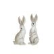 Rabbits w. glitter set of 2