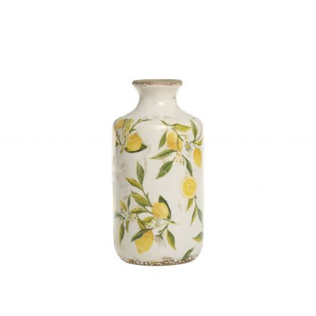 Limone Vase w. lemon motif