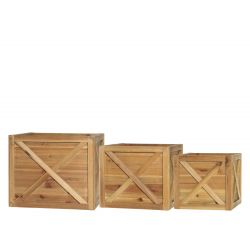 French Storage Box set of 3
