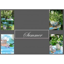 Flowercard "Summer" A6 48 items