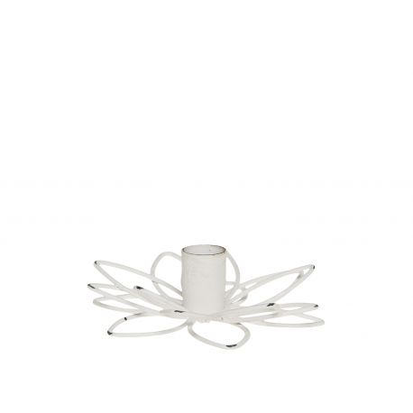 Candlestick flower for taper candle