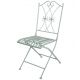 Metalowe Krzesło Prowansalskie Chic Antique Zielone