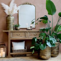 Drewniana Konsola Rustykalna Chic Antique