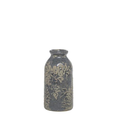Antibes Bottle w. flower pattern