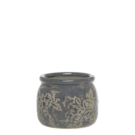 Antibes Planter w. flower pattern