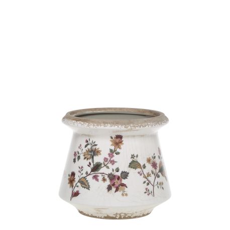 Nancy Planter w. floral motif