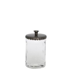 Candlestick w. lid for taper candle