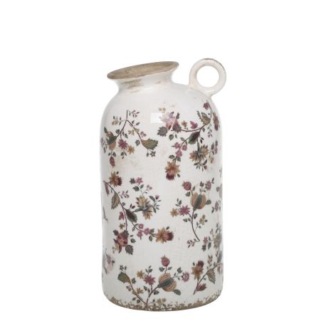 Nancy Bottle w. floral motif