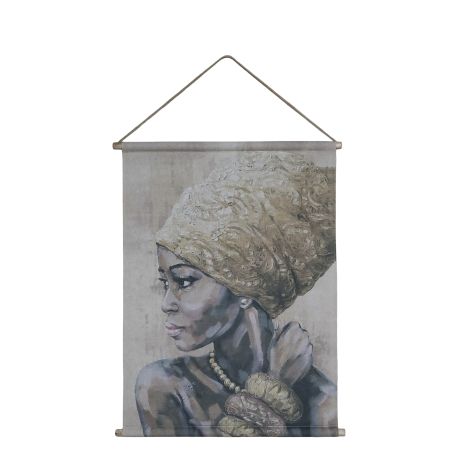 Canvas for hanging w. woman