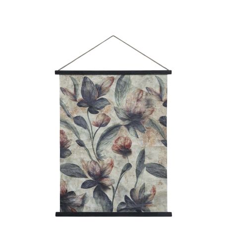 Canvas for hanging w. flowers