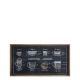 Picture w. coffee motif & nature frame