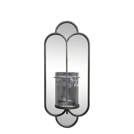 Wall Mirror w. candlestick