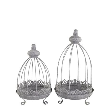 Centrepiece w. tray set of 2