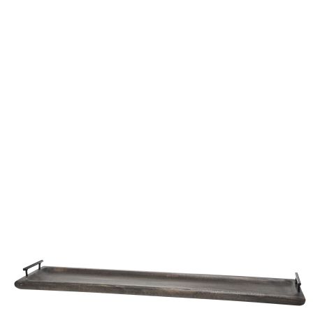 Tours Tray in wood w. handles