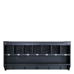 Sorting Shelf w. 7 compartments & 5 hooks