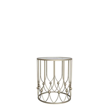 Side Table w. glass top