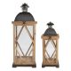Lantern w. décor set of 2