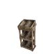 Grimaud Shelving Unit w. 6 brick moulds