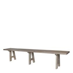 Bench in recycled wood