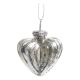 Heart for hanging w. décor top & rhinestones