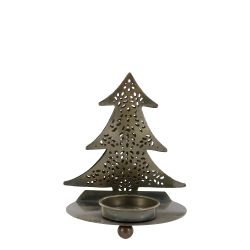 Tealight Holder w. Christmas tree