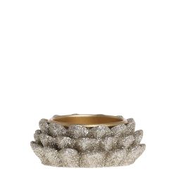 Tealight Holder w. glitter