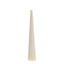 Pillar Candle cone w. glitter