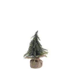 Fleur Pine Tree w. gold glitter