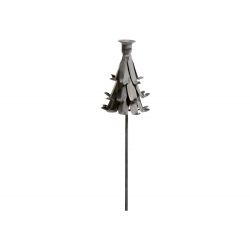 Candleholder Christmas tree w. spear for taper candle