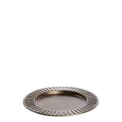 Tray w. reeded edge