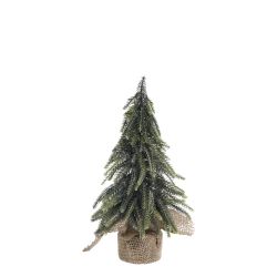 Fleur Pine Tree w. gold glitter