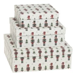 Box w. nutcrackers set of 3