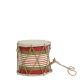 Vintage Drum w. leather handmade