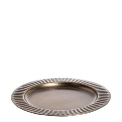 Tray w. reeded edge