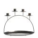 Tray w. 4 candleholders