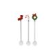Christmas Spoon w. décor set of 3