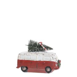 Vintage Bus w. Christmas tree & LED