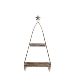 Etagere w. 2 trays & star