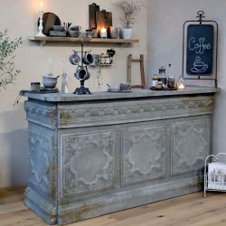 Vintage desk for shop antique mocca