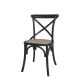 Krzesło Krzyżak Chic Antique Czarne