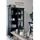 Czarna Witryna Chic Antique Vintage