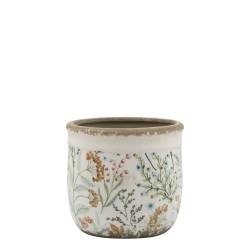 Maxime Planter w. flower pattern