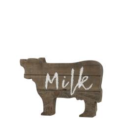 Cow in wood Milk