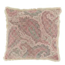 Aix Pillowcase w. fringes & paisley pattern